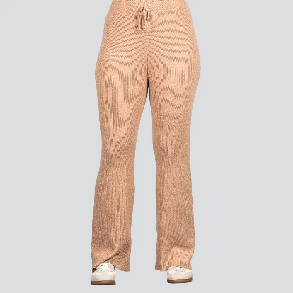Calça Pantalona Feminina em Tricô Modal .5838C