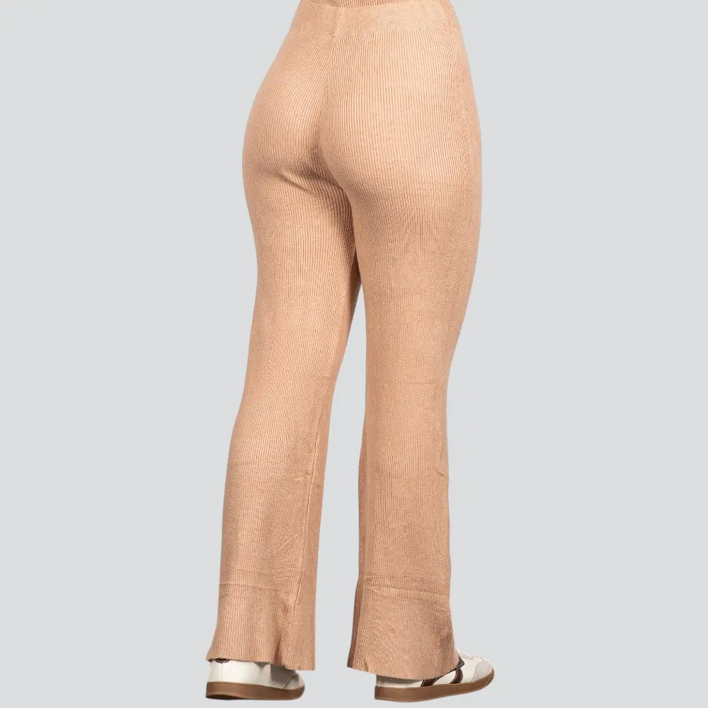 Calça Pantalona Feminina em Tricô Modal .5838C