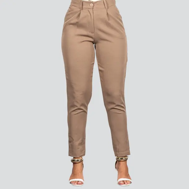 Calça Feminina Alfaiataria Reta .551043 Areia