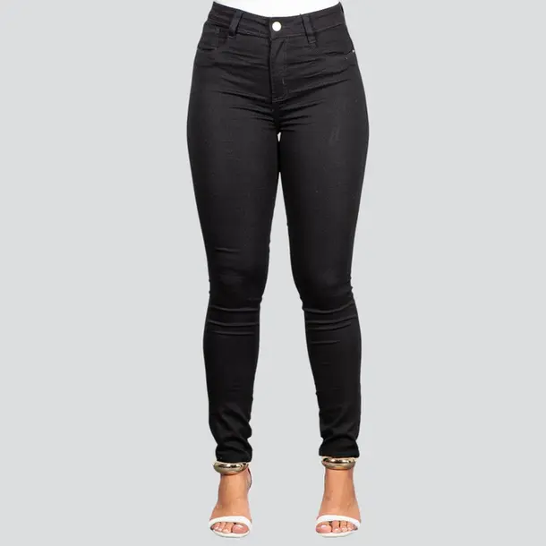 Calça Feminina Jeans Skinny Básica .BK34033 Lav Preto