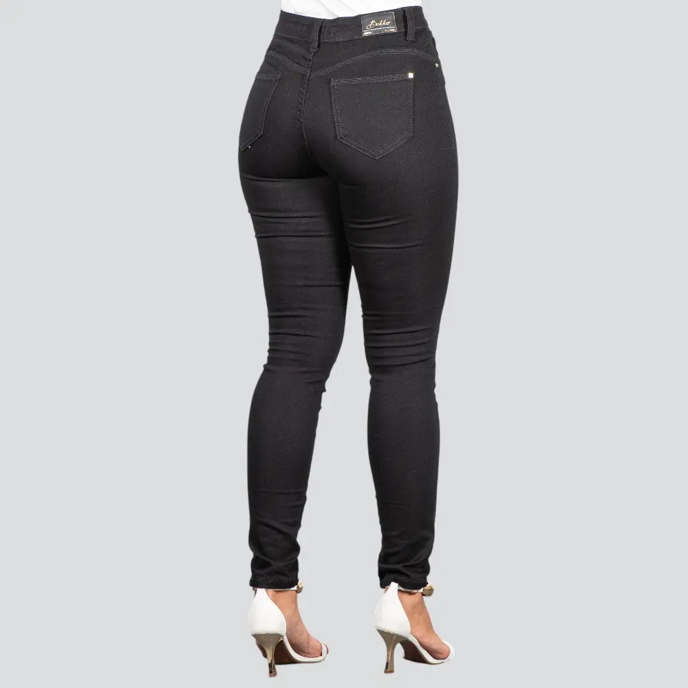 Calça Feminina Jeans Skinny Básica .BK34033