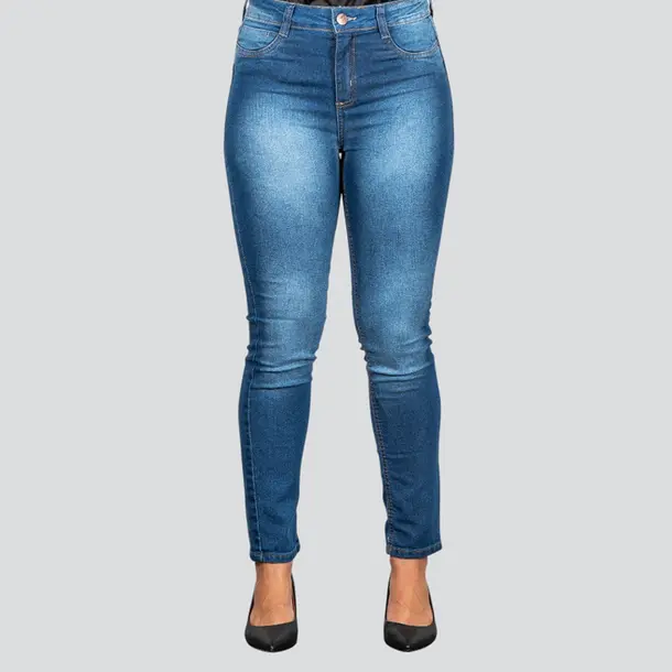 Calça Feminina Jeans Skinny .BK34146 Lav Escura