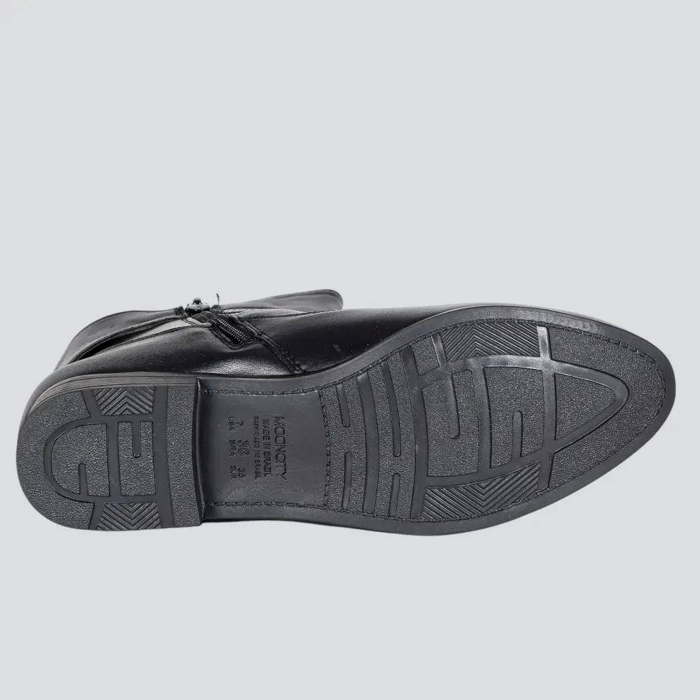 Bota Feminina Cano Curto Salto Baixo Fivela .72323