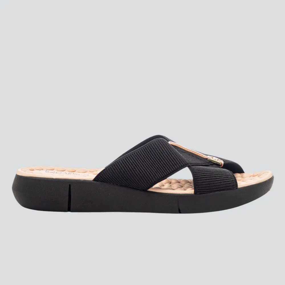 Tamanco Anabela Feminino Conforto Elástico .26405