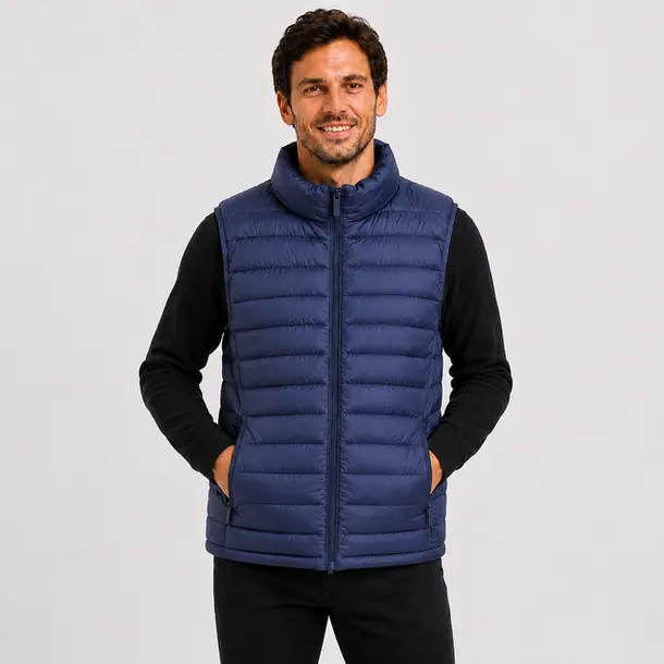Colete Masculino Nylon Puffer Casual .2002924 Marinho