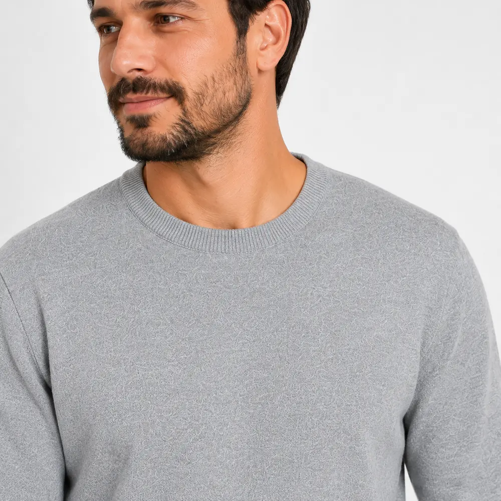Sueter Masculino Gola Careca Tricot Casual .2002968