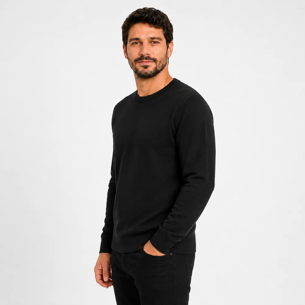 Sueter Masculino Gola Careca Tricot Casual .2002968