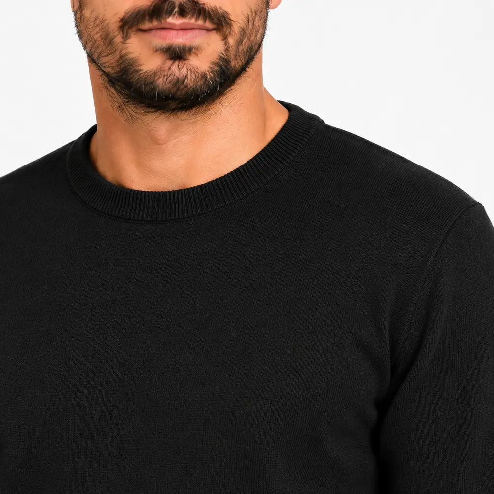 Sueter Masculino Gola Careca Tricot Casual .2002968