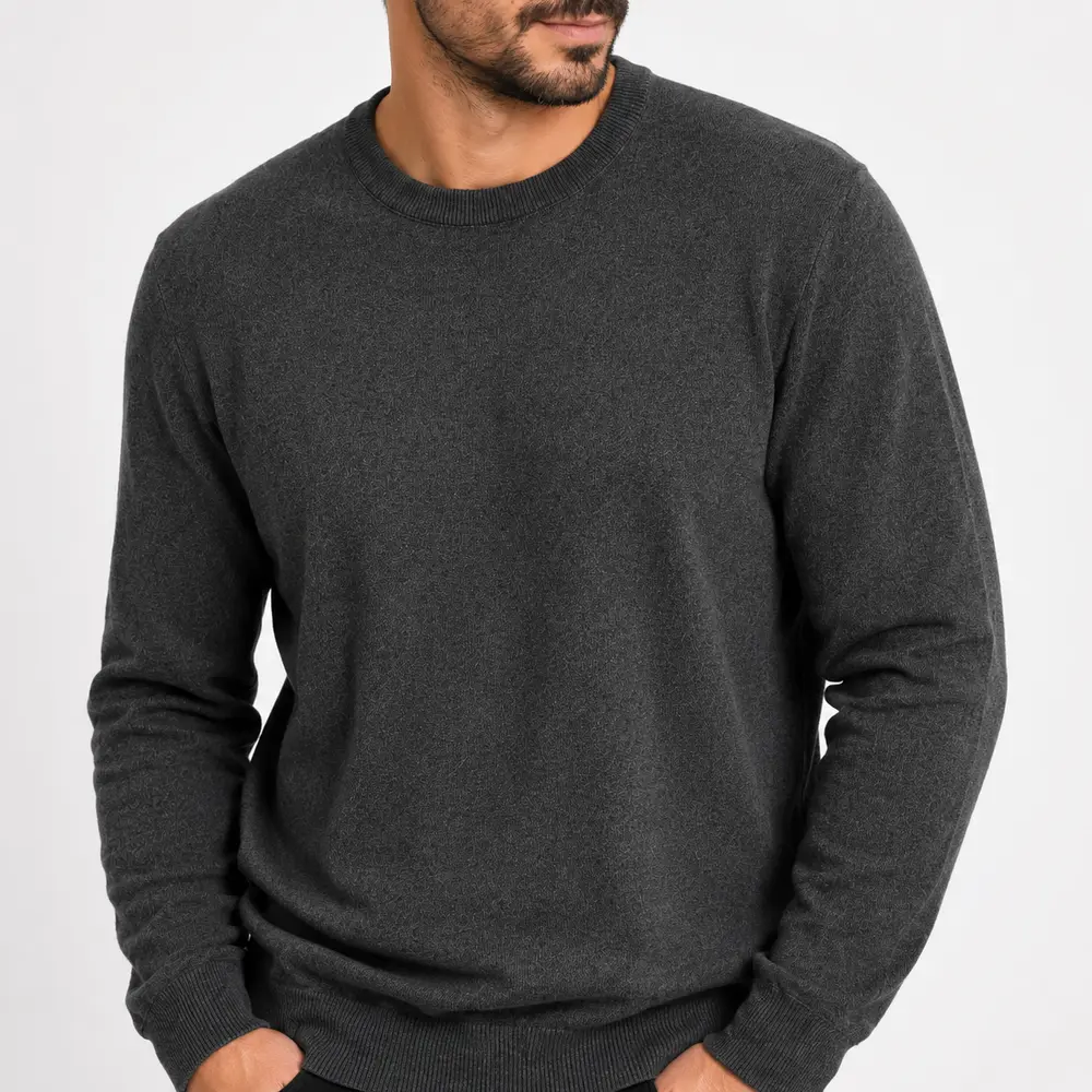 Sueter Masculino Gola Careca Tricot Casual .2002968