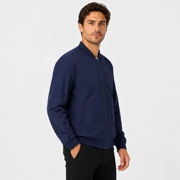 Jaqueta Masculina Microfibra Bomber Casual .2002959 Marinho