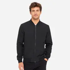 Jaqueta Masculina Microfibra Bomber Casual .2002959 Preto