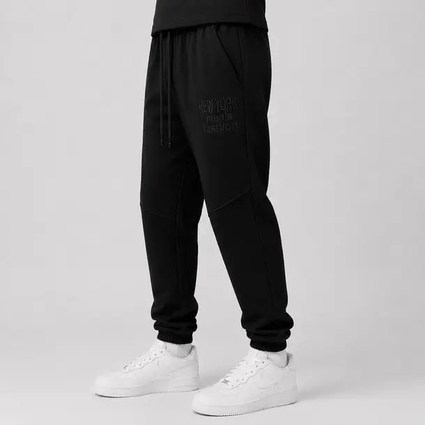 Calça Masculina Jogger Helanca Casual .2002896C Preto