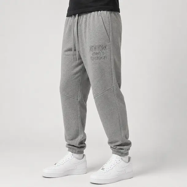 Calça Masculina Jogger Helanca Casual .2002896C Chumbo