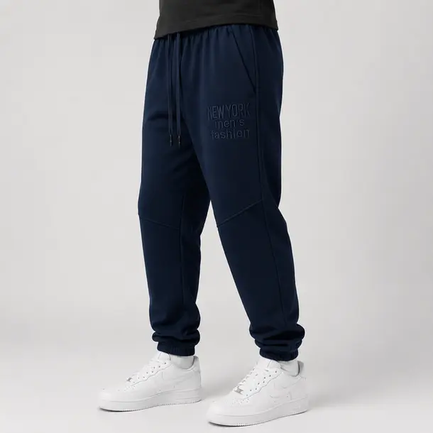 Calça Masculina Jogger Helanca Casual .2002896C Marinho