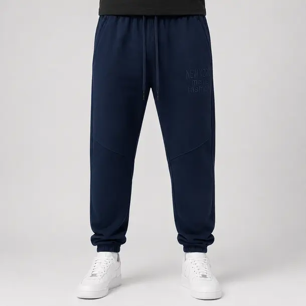 Calça Masculina Jogger Helanca Casual .2002896C Marinho