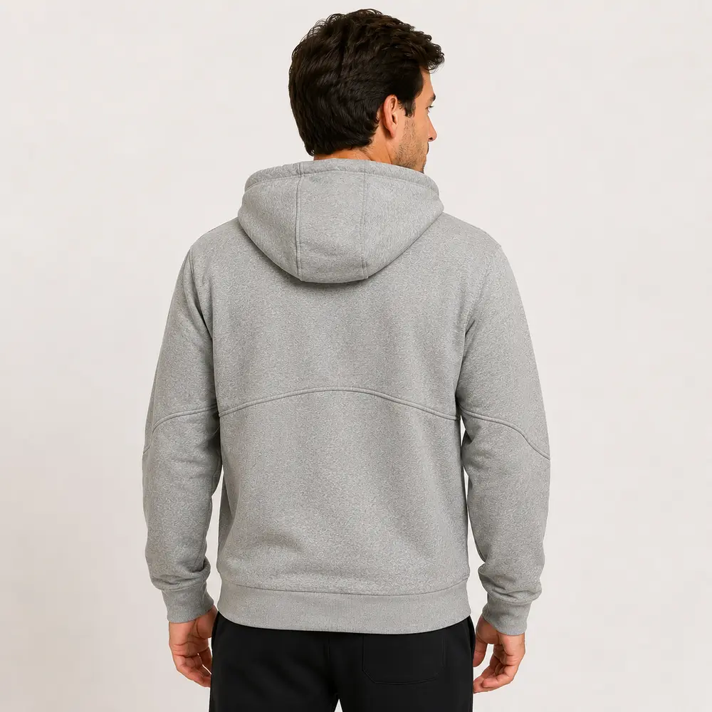 Jaqueta Masculina Helanca Capuz Ziper .2002896B
