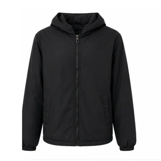 Jaqueta Masculina Microfibra Peluciada Capuz .2002904 Preto