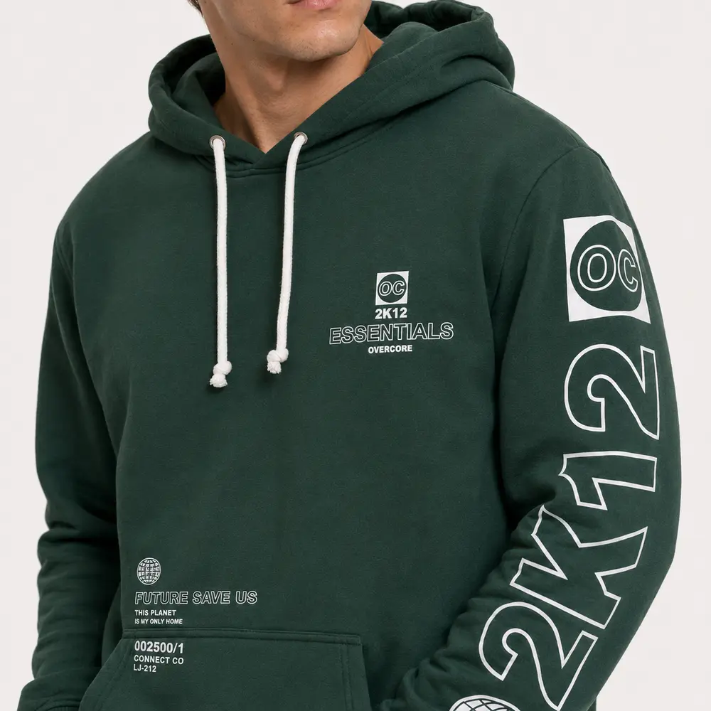 Blusa Moletom Masculina com Capuz Estampada .14070764