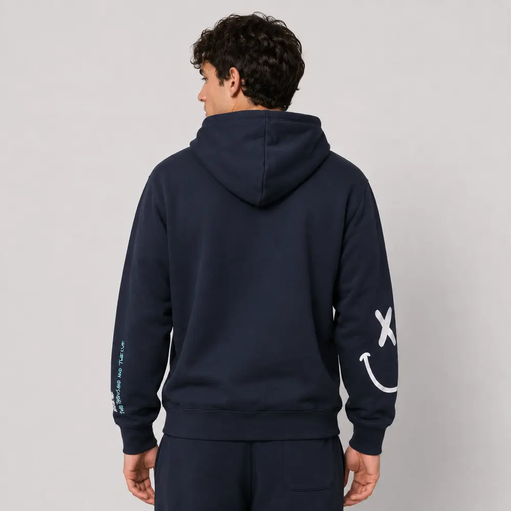 Blusa Masculina Moletom Capuz Estampada .14070766