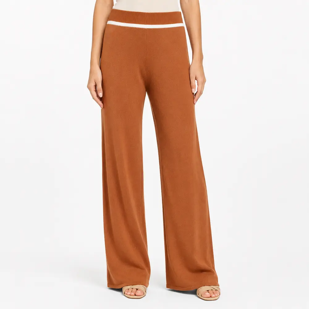 Calça Feminina Tricot Modal Pantalona .S1515C