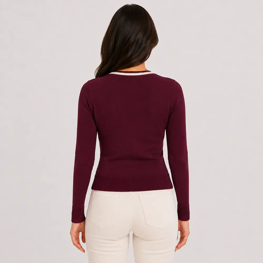 Jaqueta Feminina Tricot Modal Ziper .S1515B