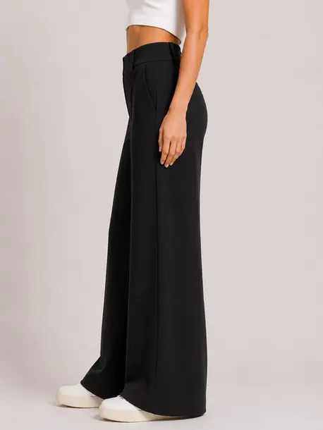 Calça Feminina Pantalona Neoprene .CL3801 Preto