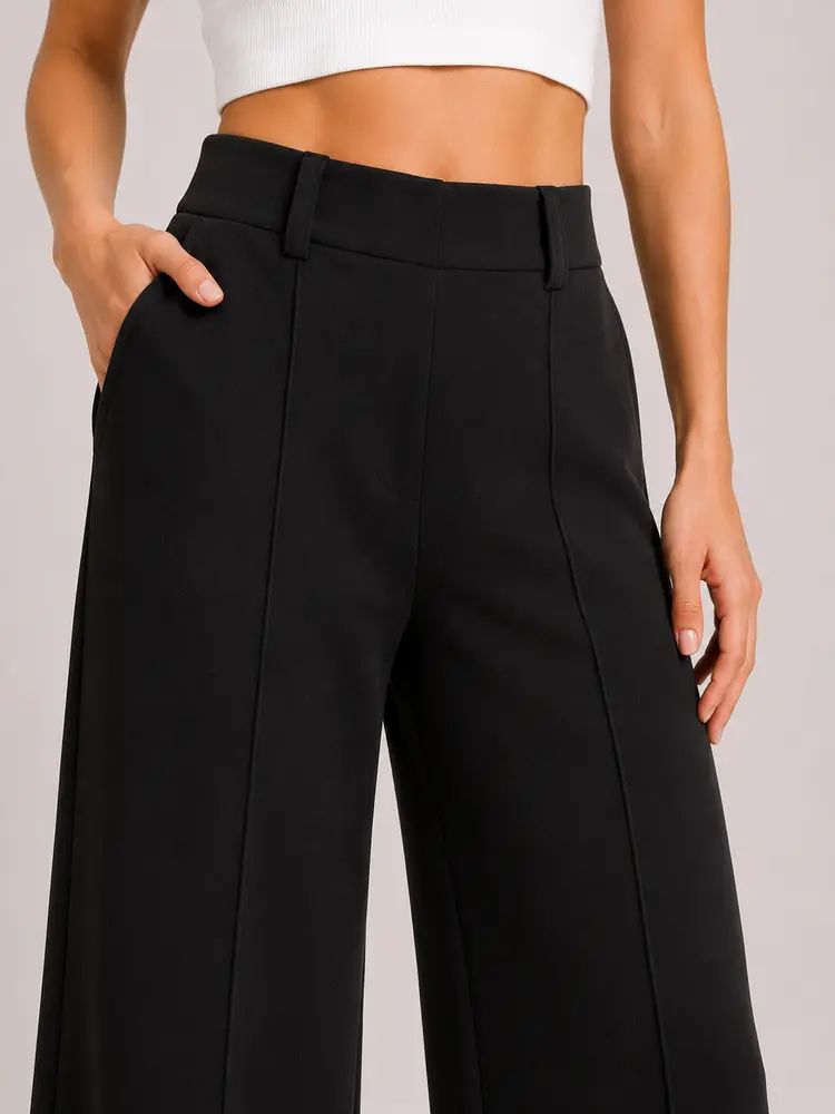 Calça Feminina Pantalona Neoprene .CL3801