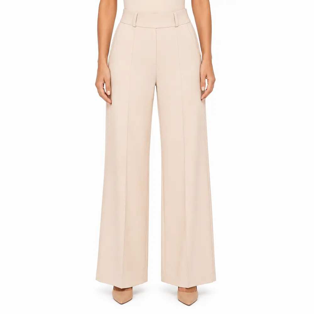 Calça Feminina Pantalona Neoprene .CL3801