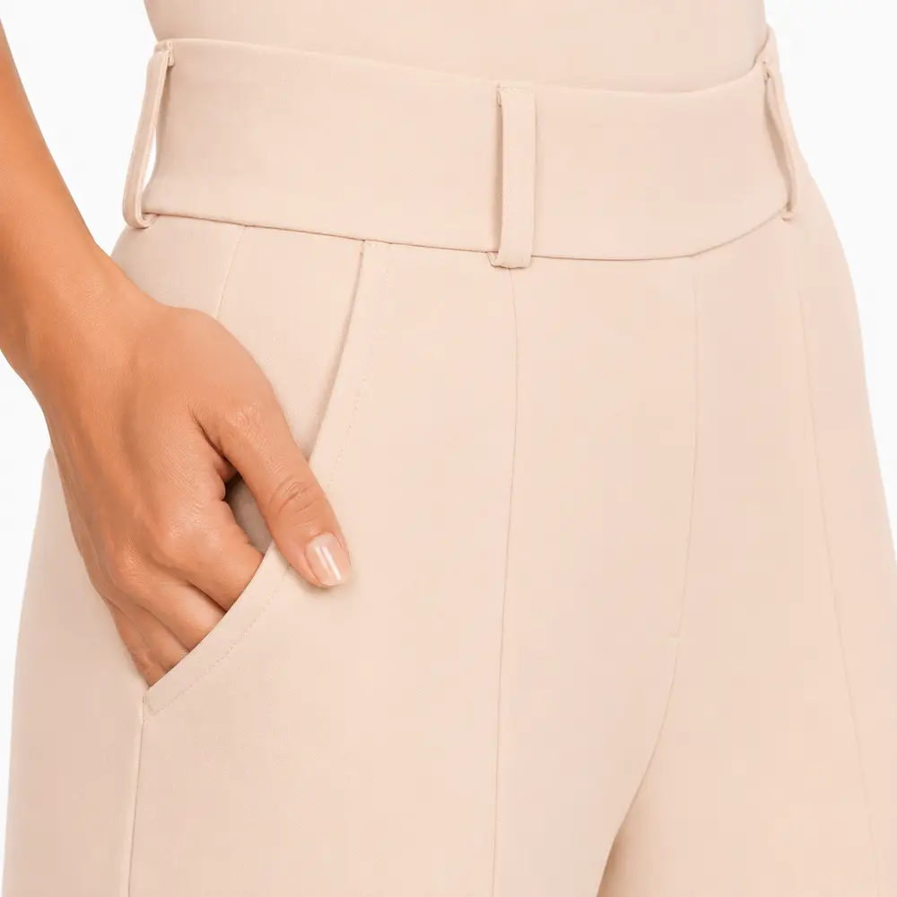 Calça Feminina Pantalona Neoprene .CL3801