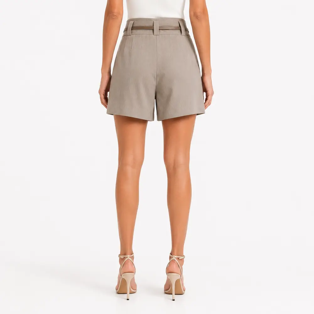 Shorts Feminino Alfaiataria com Cinto .DJ4723