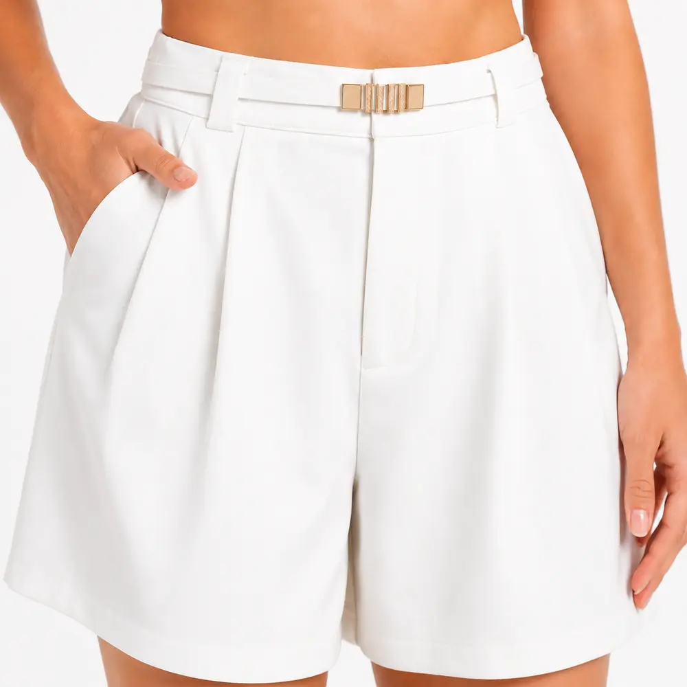 Shorts Feminino Alfaiataria com Cinto .DJ4723