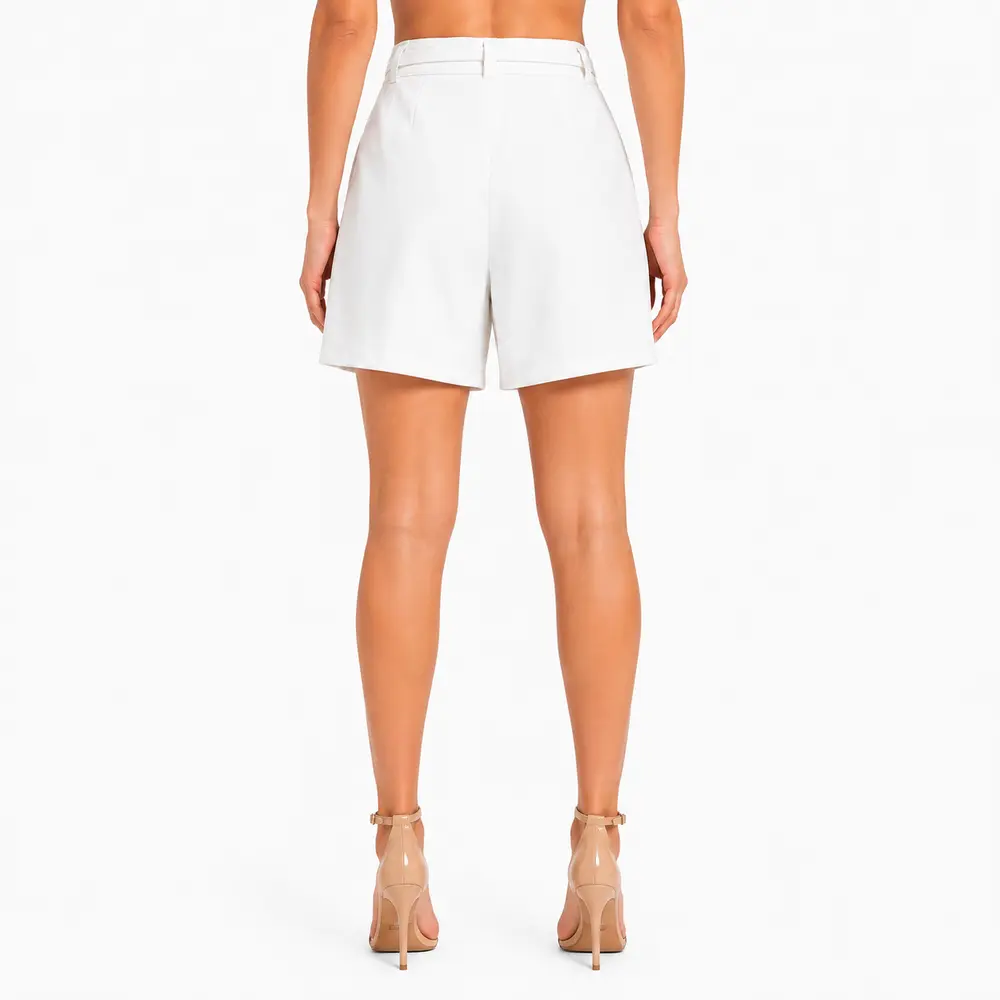 Shorts Feminino Alfaiataria com Cinto .DJ4723