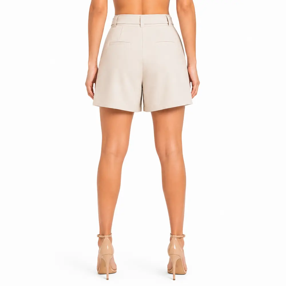 Shorts Feminino Alfaiataria com Cinto .DJ4723