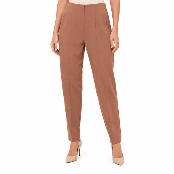 Calça Feminina Alfaiataria Cenoura .551106 Camel