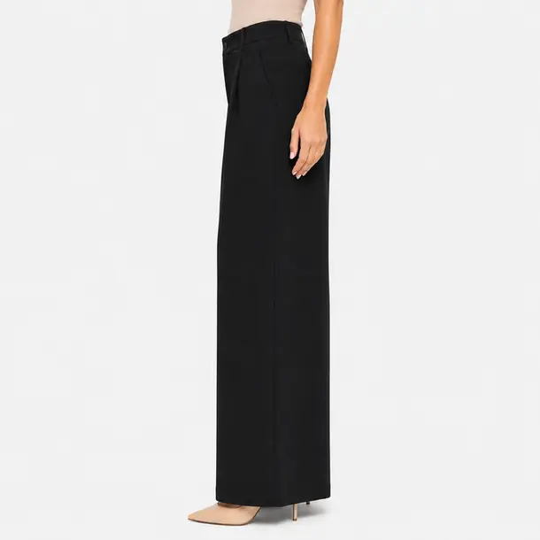 Calça Feminina Pantalona Linho .CL4401 Preto