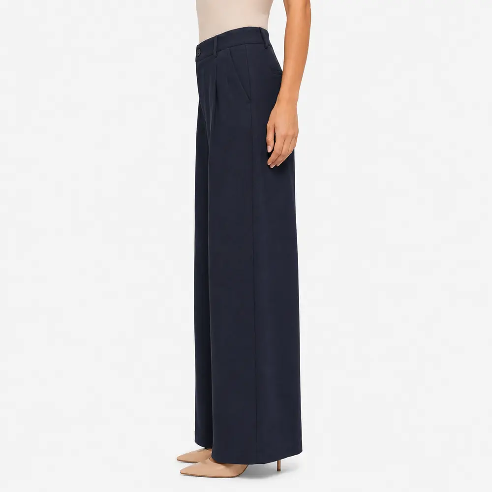 Calça Feminina Pantalona Linho .CL4401