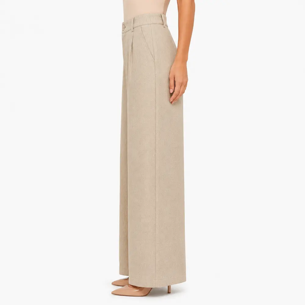 Calça Feminina Pantalona Linho .CL4401