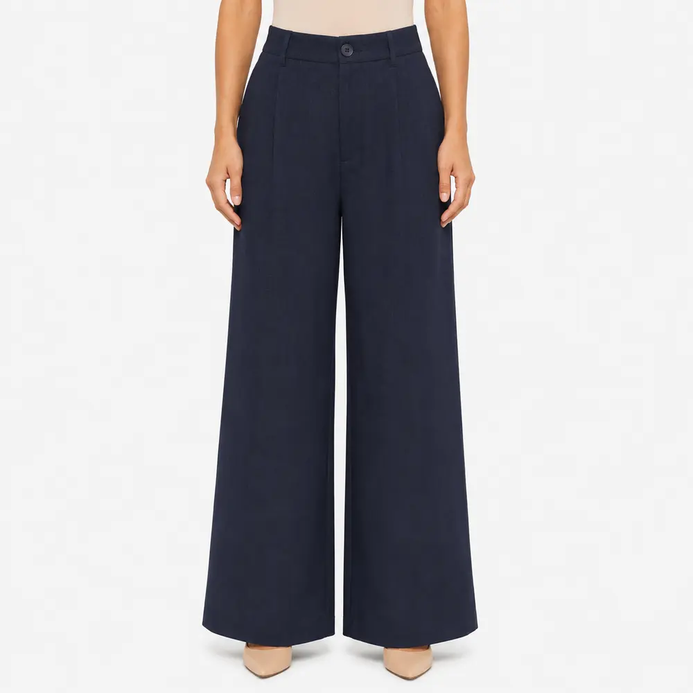 Calça Feminina Pantalona Linho .CL4401
