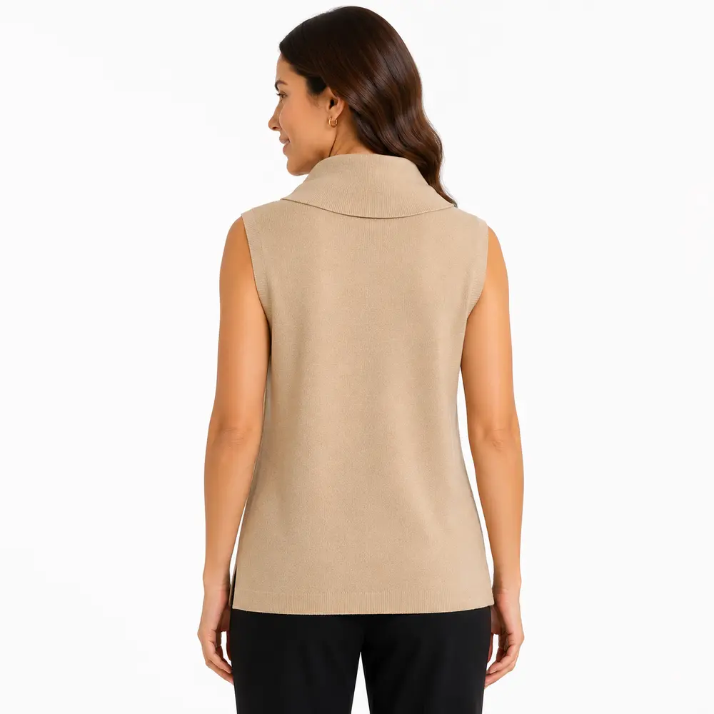 Regata Feminina Modal Gola Alta .S1116
