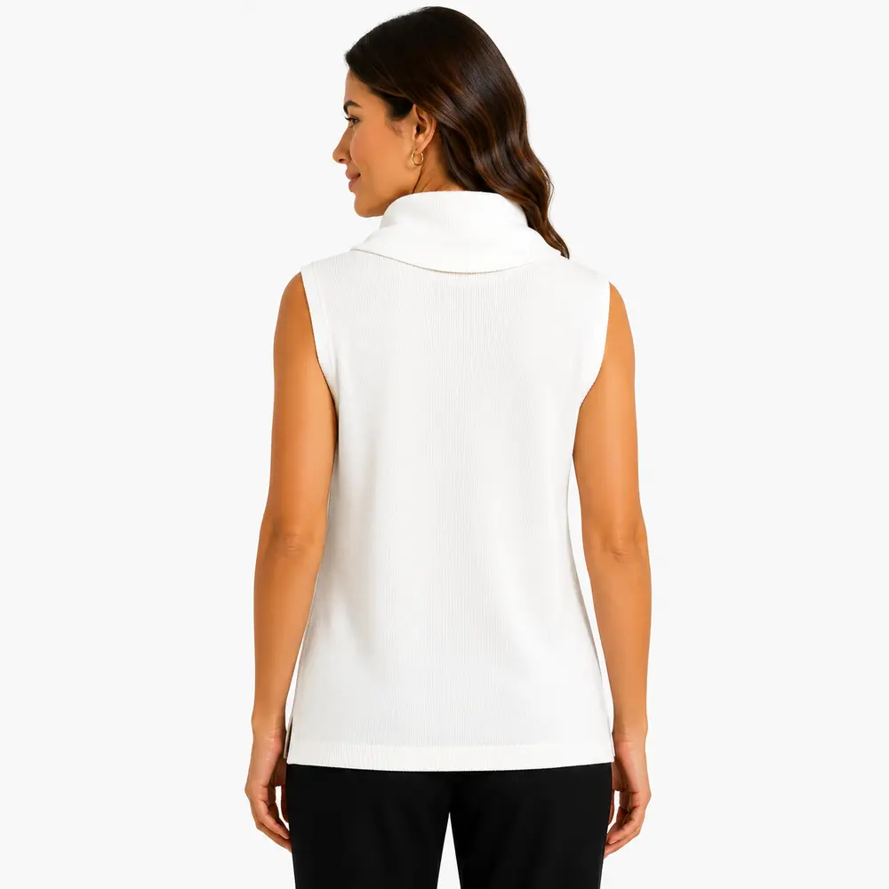 Regata Feminina Modal Gola Alta .S1116