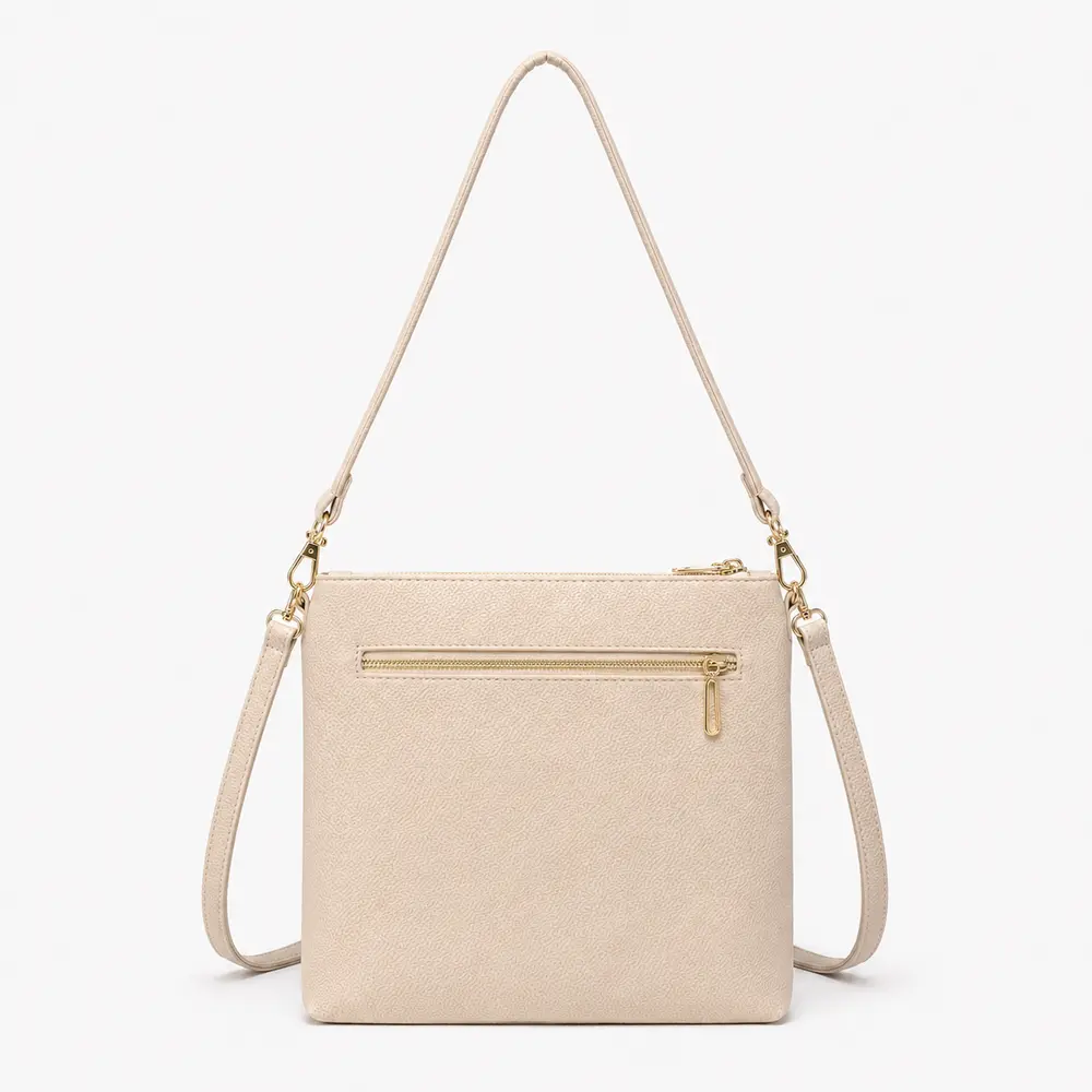 Bolsa Feminina Transversal Média com Divisórias .CRB-6344