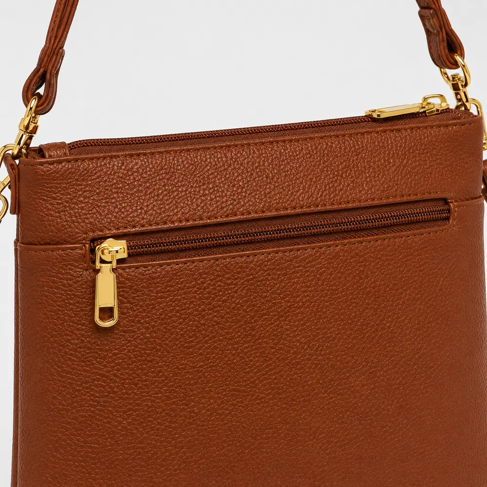 Bolsa Feminina Transversal Média com Divisórias .CRB-6344