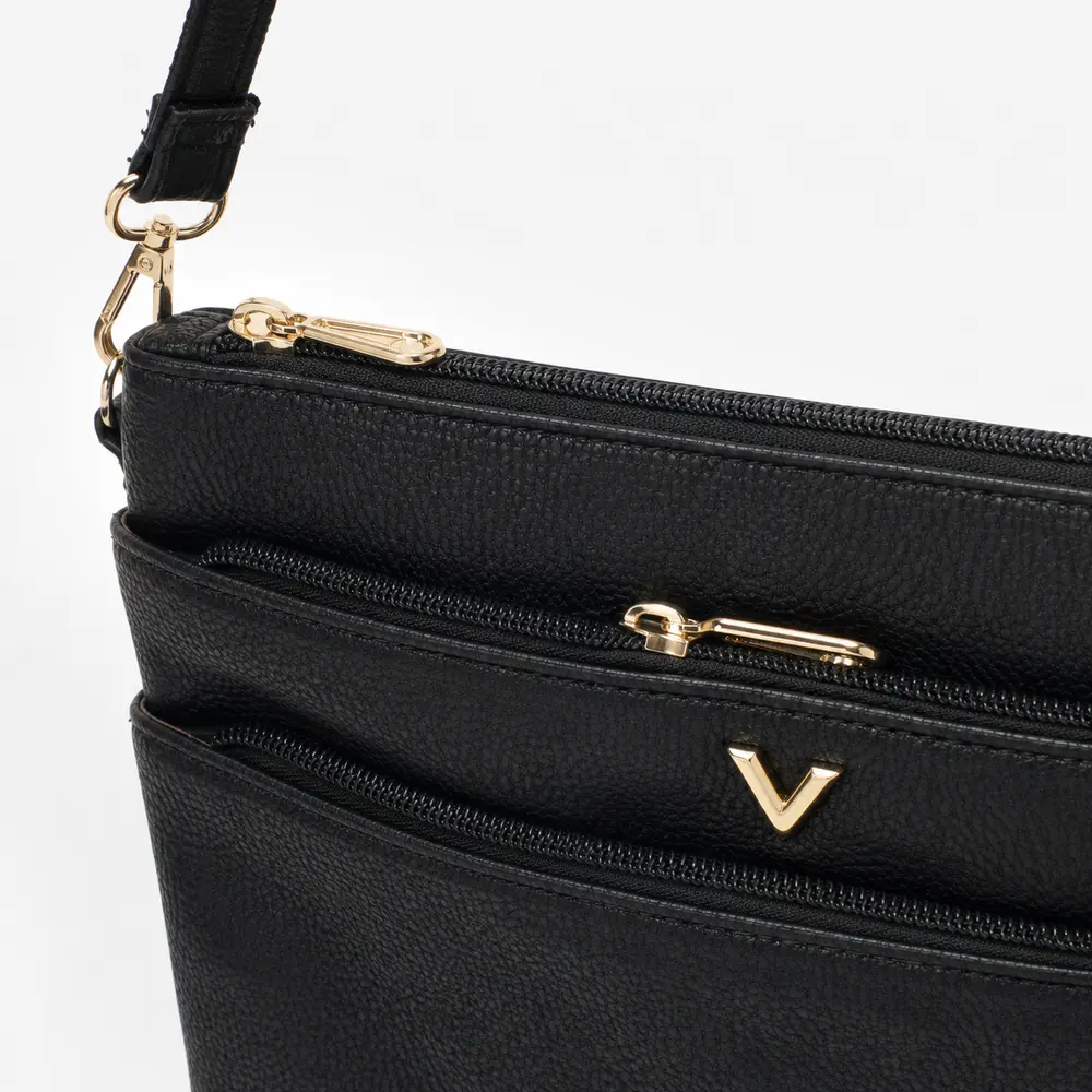 Bolsa Feminina Transversal Média com Divisórias .CRB-6344