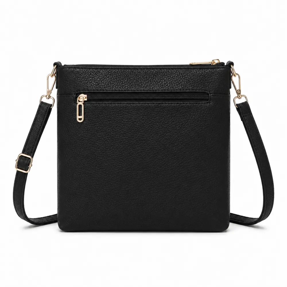 Bolsa Feminina Transversal Média com Divisórias .CRB-6344