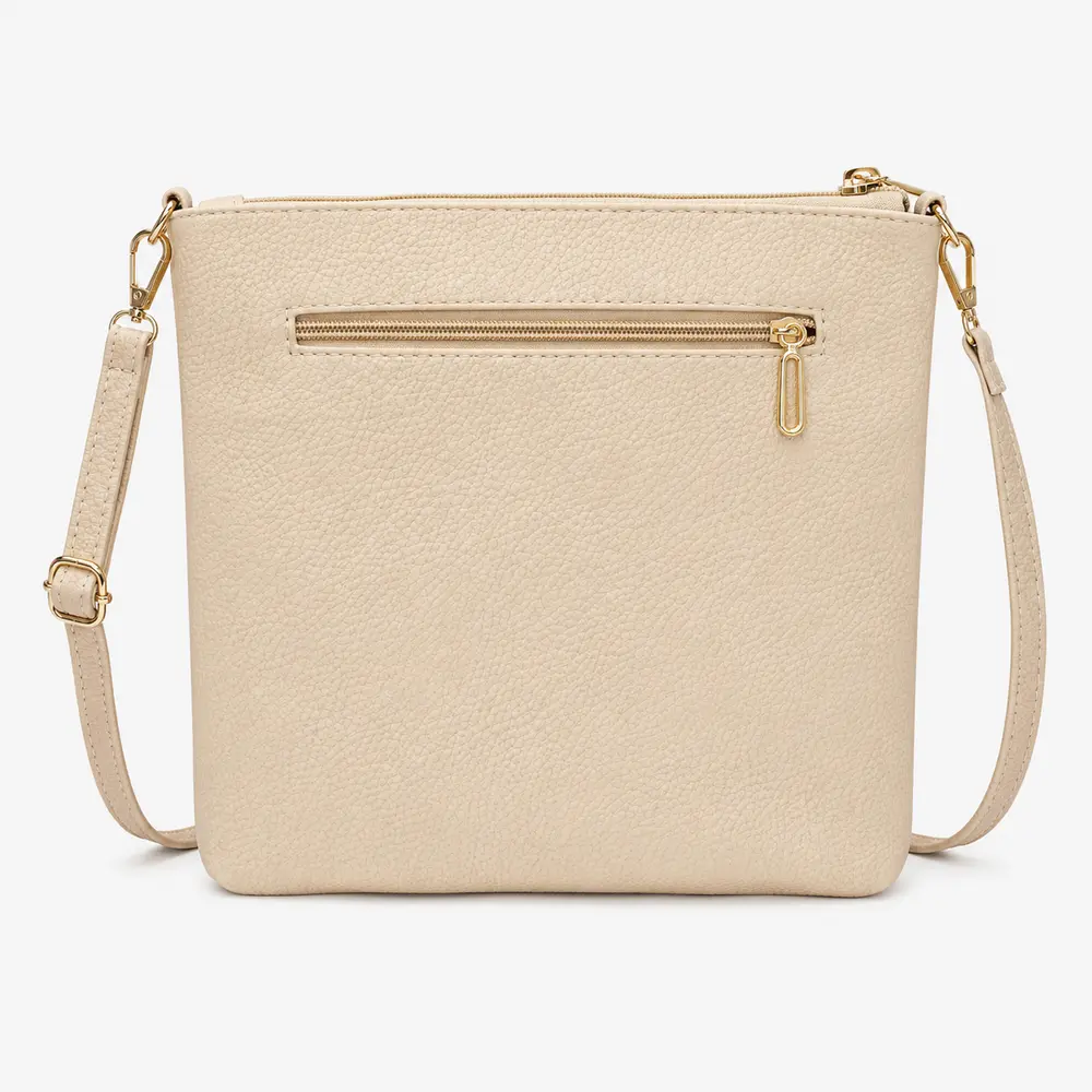 Bolsa Feminina Transversal Média com Divisórias .CRB-6342