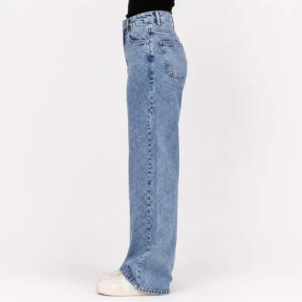 Calça Jeans Feminina Wide Leg .4073 Lav Media