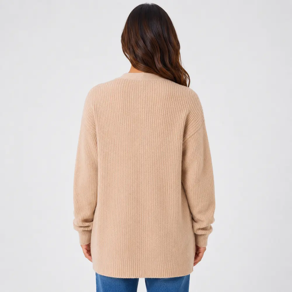 Cardigan Feminino Trico Modal Com Bolsos .5824MDL