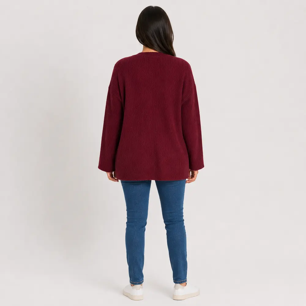 Cardigan Feminino Trico Modal Com Bolsos .5824MDL