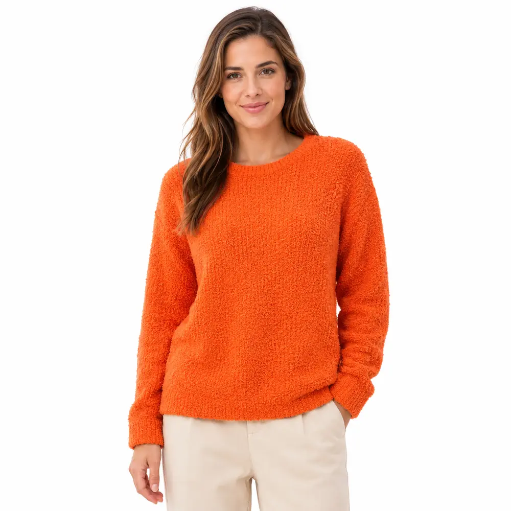 Suéter Feminino Tricô Bouclé Com Brilho .87110016