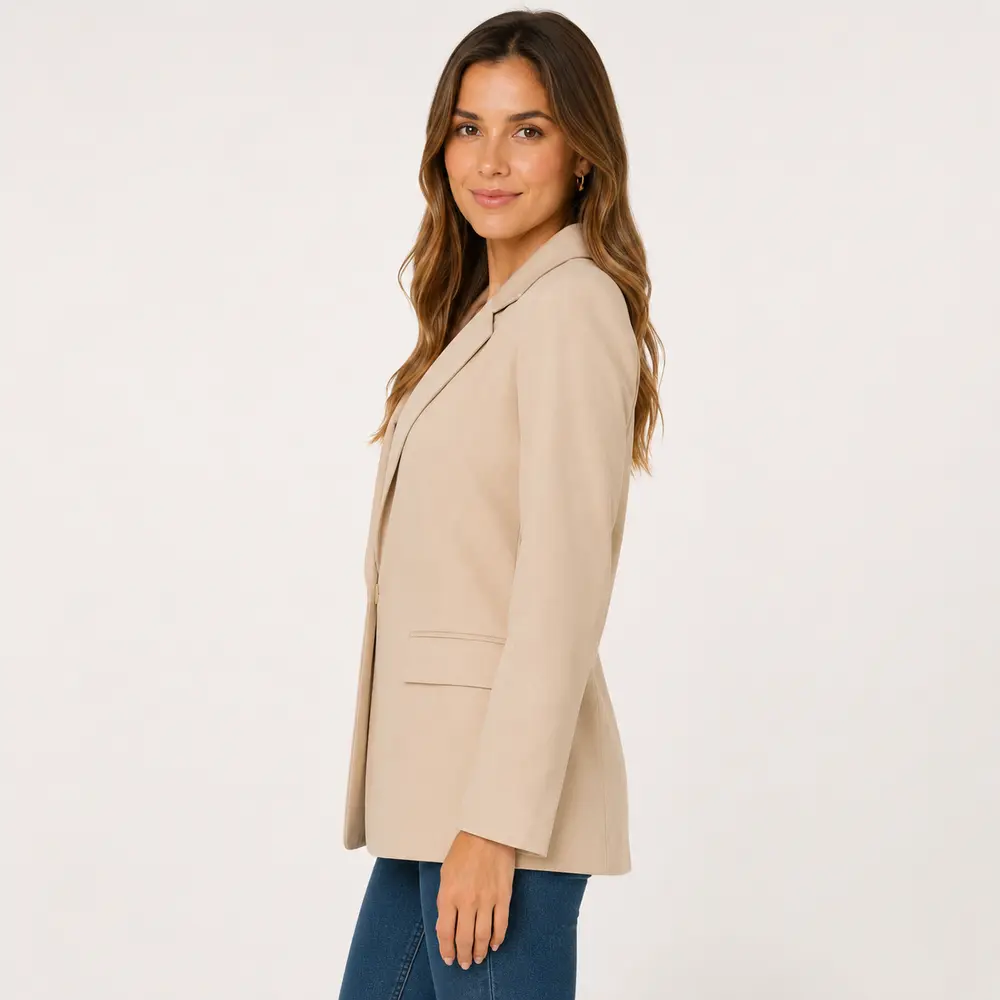 Blazer Feminino Alfaiataria Clássico .A52166